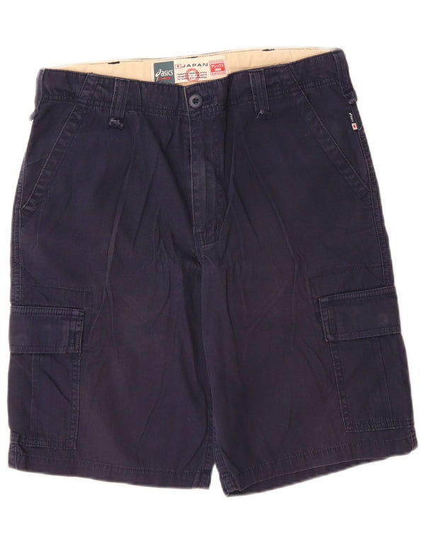Shorts Cargo Masculino Asics IT 46 Pequeno W30 Azul Marinho Algodão