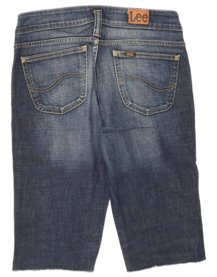 Lee Womens Leola Bermuda jeans W30 algodão azul médio
