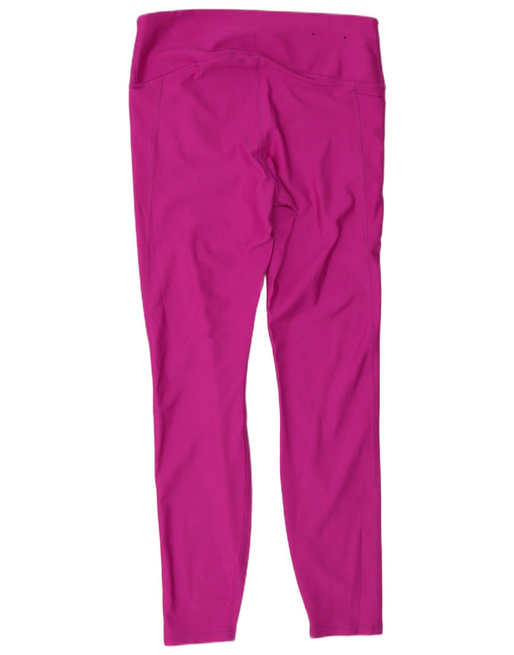 Under Armour Womens Leggings UK 14 Grande Roxo Poliéster