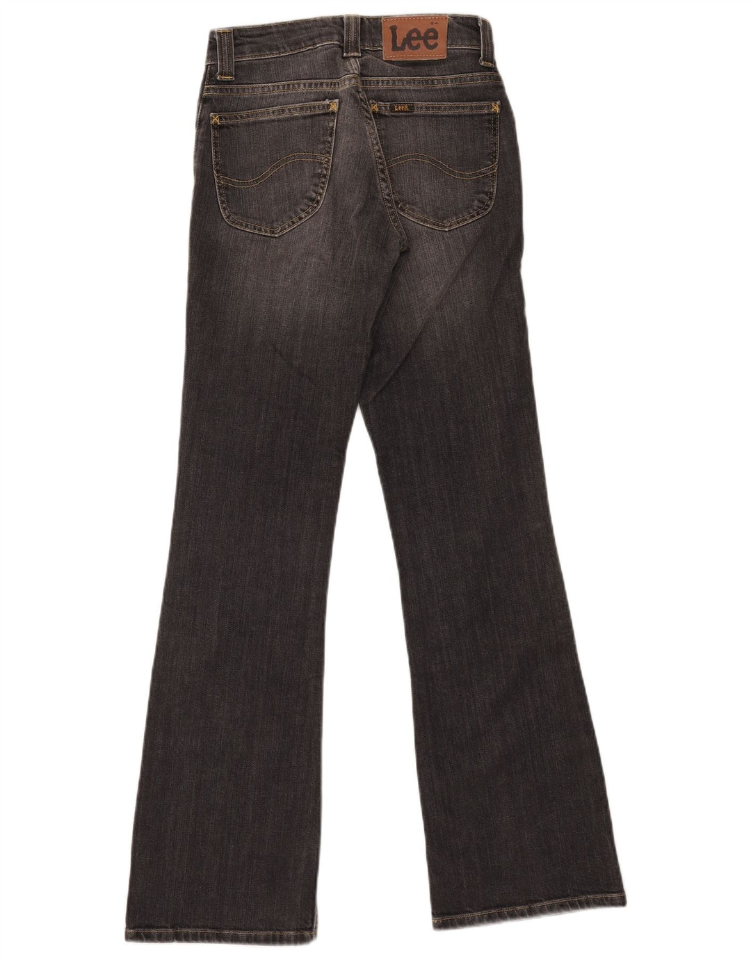 Lee Womens Desoto Bootcut Jeans W27 L33 Cinza Algodão