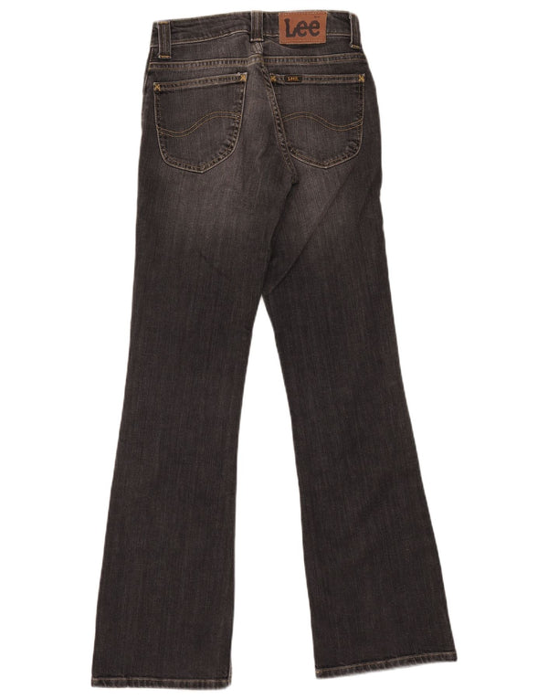 Lee Womens Desoto Bootcut Jeans W27 L33 Cinza Algodão