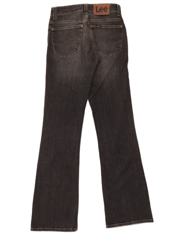 Lee Womens Desoto Bootcut Jeans W27 L33 Cinza Algodão