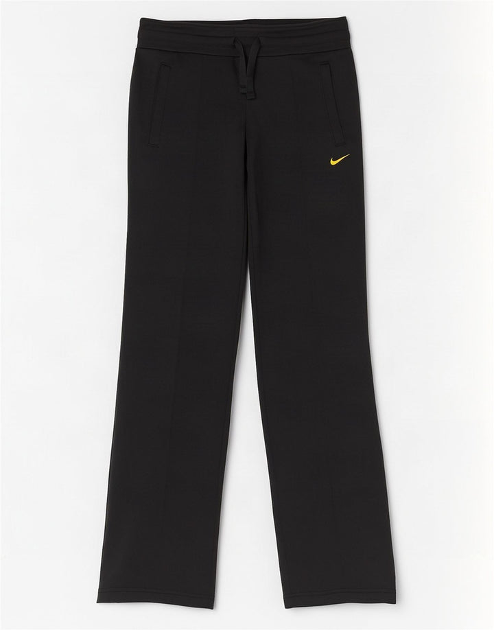 Calça de treino feminina Nike UK 6 XS poliéster preto