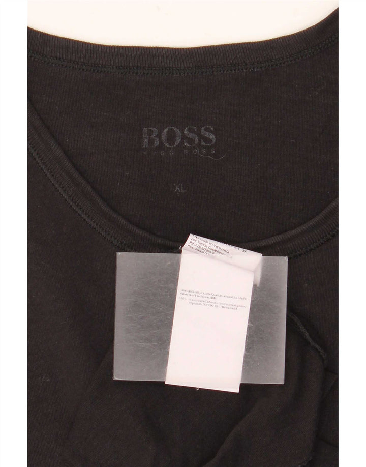 Camiseta masculina Hugo Boss Top XL preto elastano