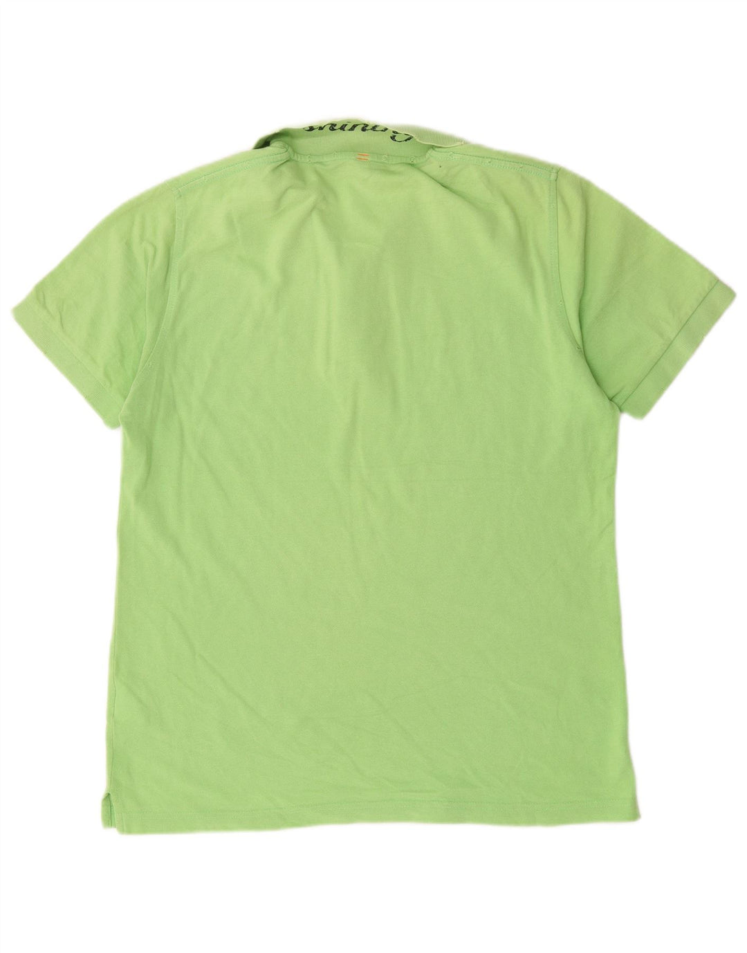 Sun68 Camisa polo masculina grande algodão verde