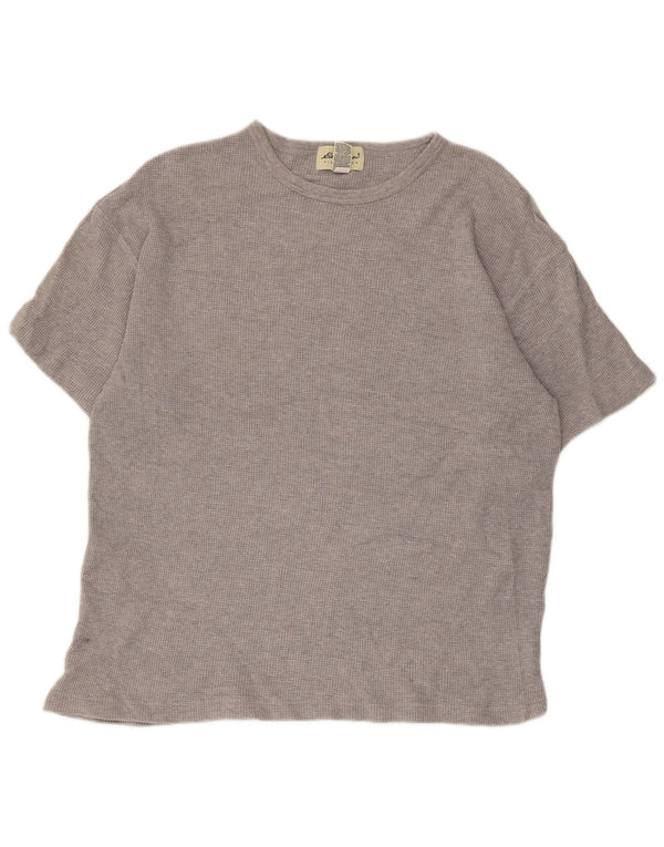Camiseta masculina EDDIE BAUER de algodão cinza médio