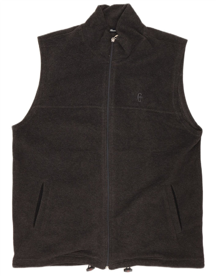 Colete de lã feminino Eddie Bauer UK 20 2XL poliéster preto