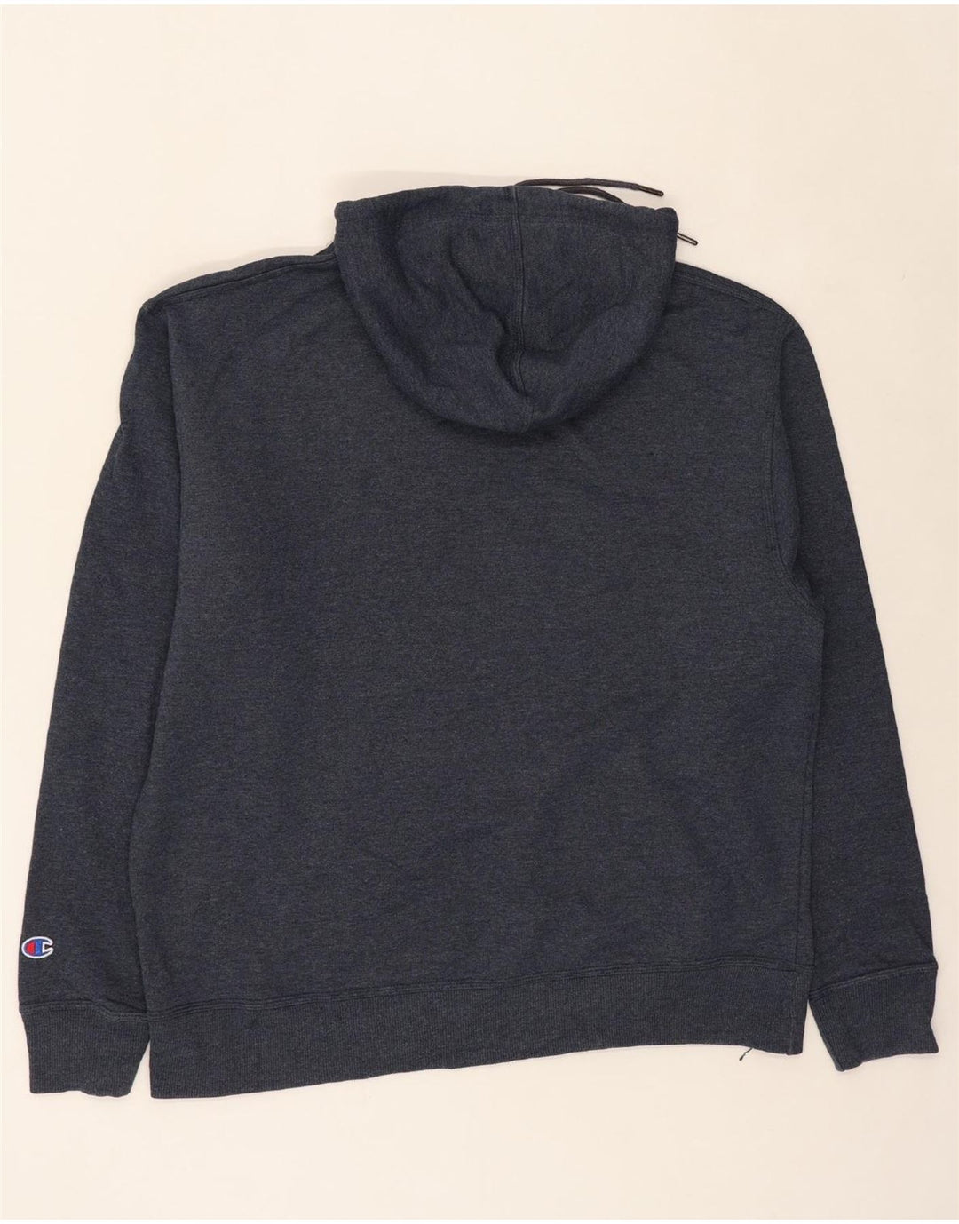 CHAMPION Mens Hoodie Jumper Large Navy Blue Cotton Vintage Champion and Second-Hand Champion from Messina Hembry 