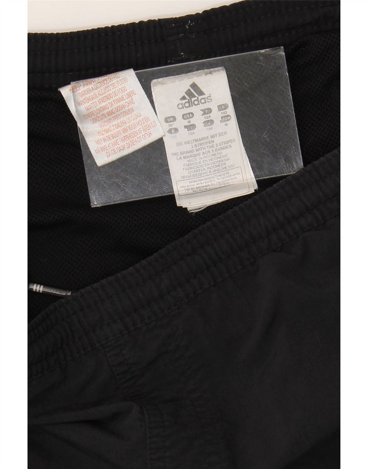 Shorts esportivos Adidas meninos 11-12 anos preto poliéster