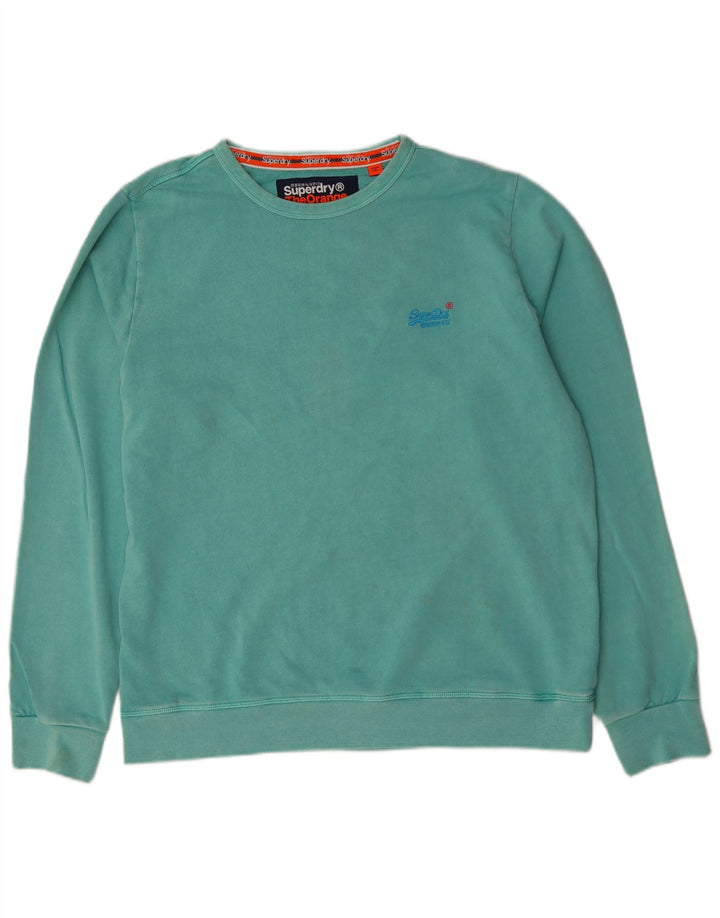 Superdry moletom masculino jumper 3XL algodão verde