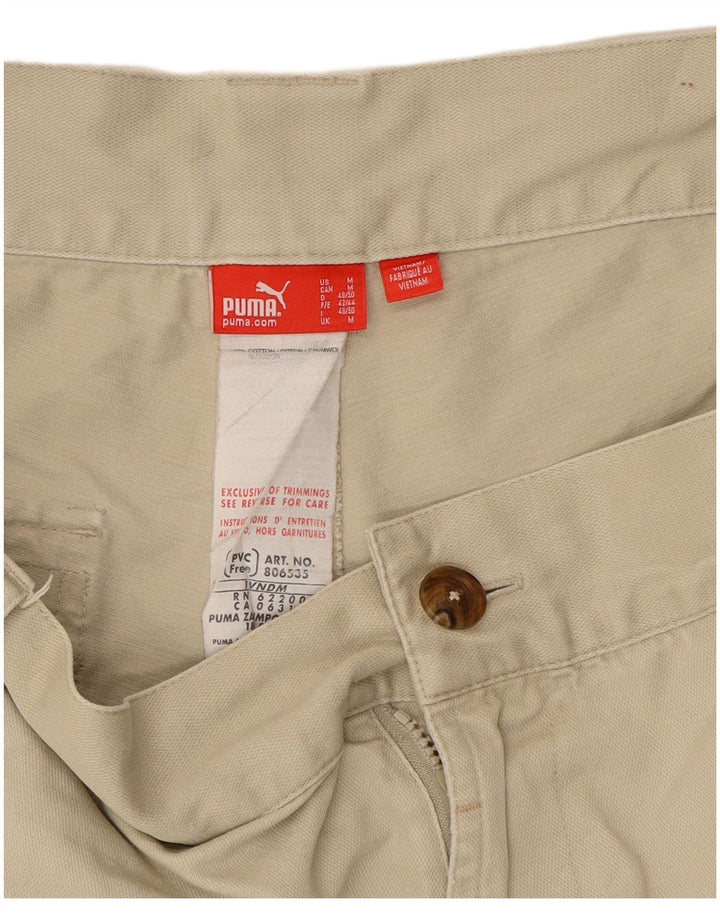PUMA Mens Chino Shorts Médio W32 Algodão Bege