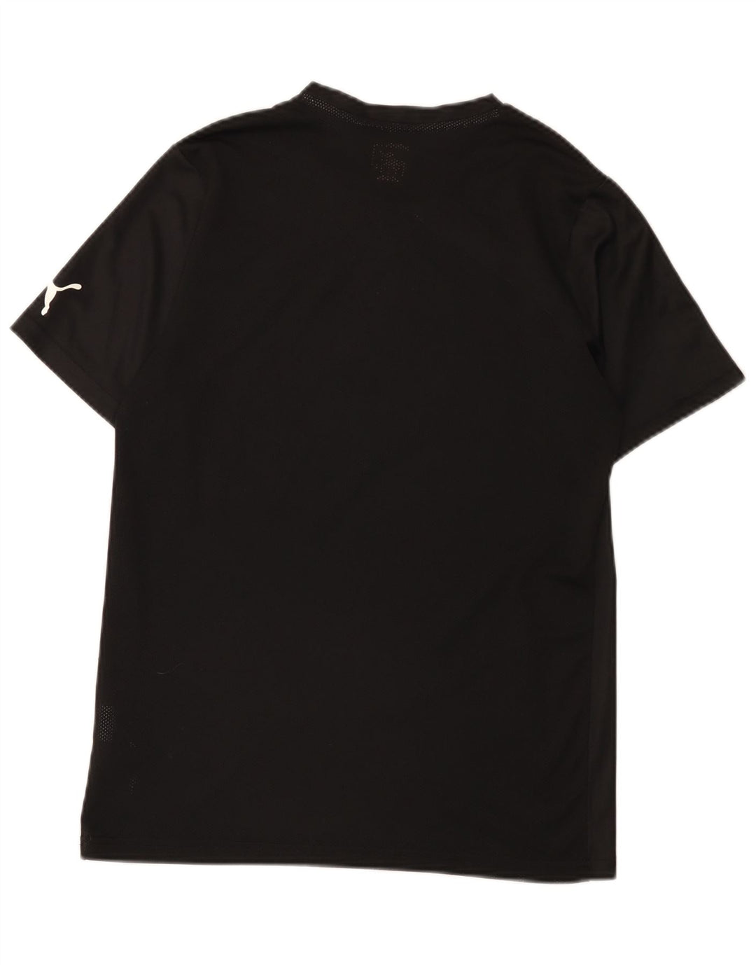 Puma Camiseta Masculina Top Médio Preto Colorblock Poliéster