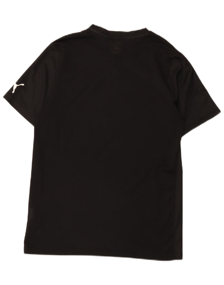 Puma Camiseta Masculina Top Médio Preto Colorblock Poliéster