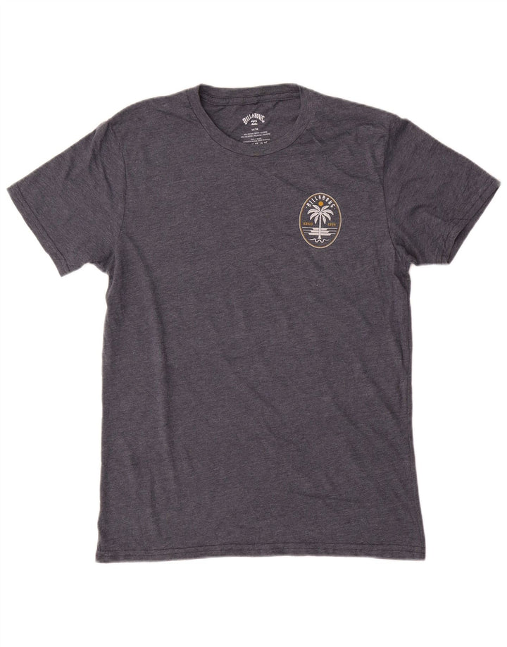 Camiseta gráfica masculina Billabong Top médio algodão azul marinho