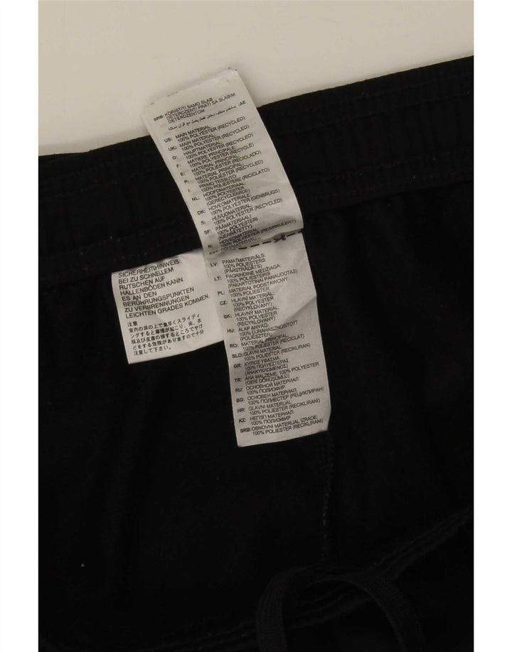 Adidas Mens Treino Calças Joggers Grande Poliéster Preto