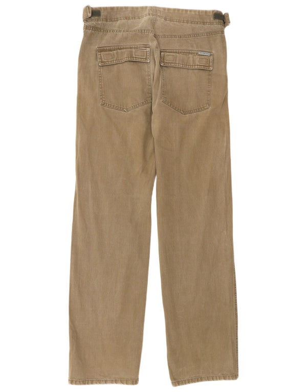 Calça jeans reta masculina Calvin Klein W34 L34 marrom