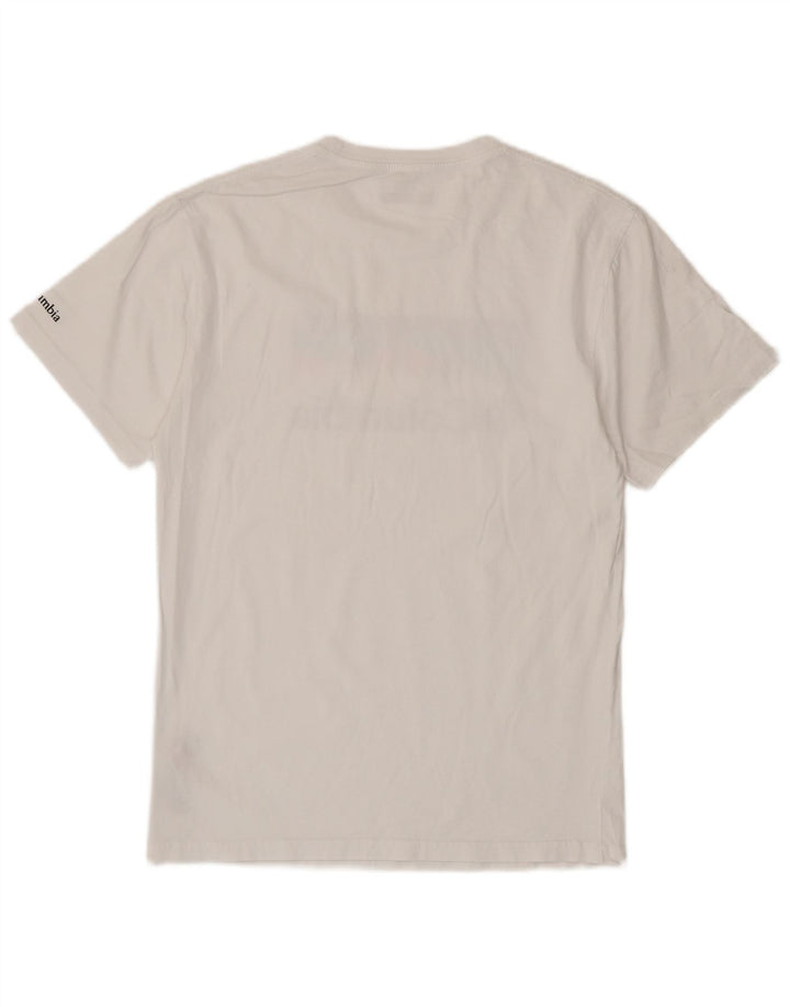 Camiseta Columbia Masculina Graphic Top Pequeno Algodão Branco