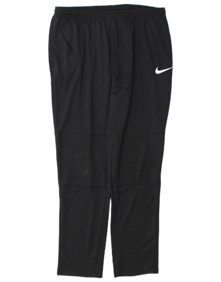 Calça de treino Nike Mens Dri Fit XL preta poliéster