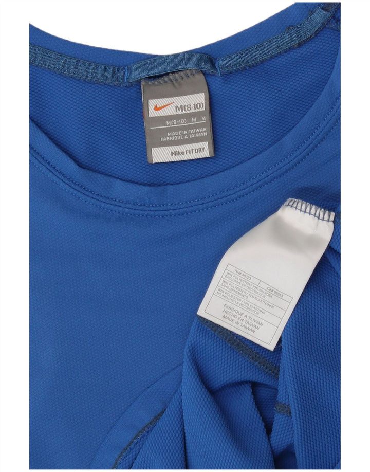 Colete feminino Nike US 8/10 poliéster azul médio
