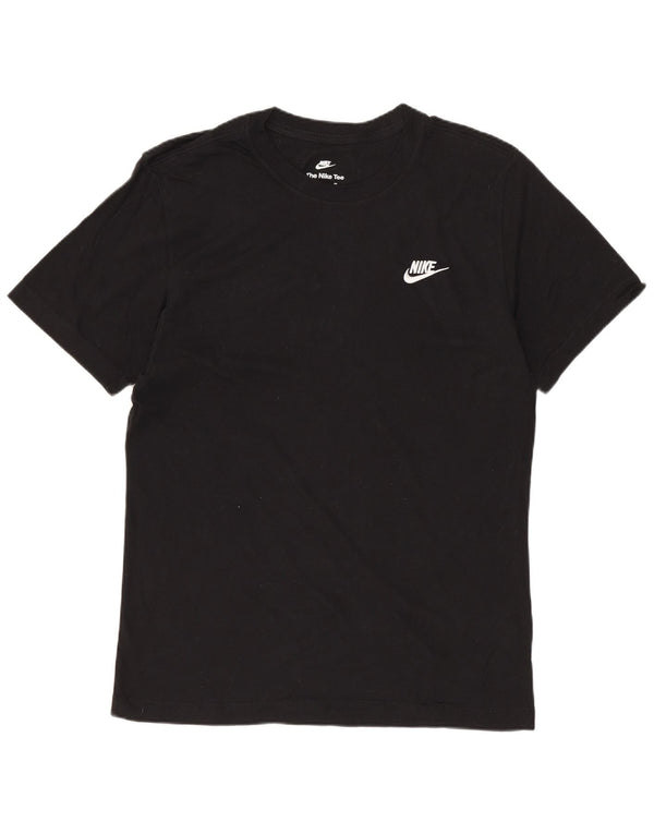 Camiseta masculina NIKE Top pequeno algodão preto
