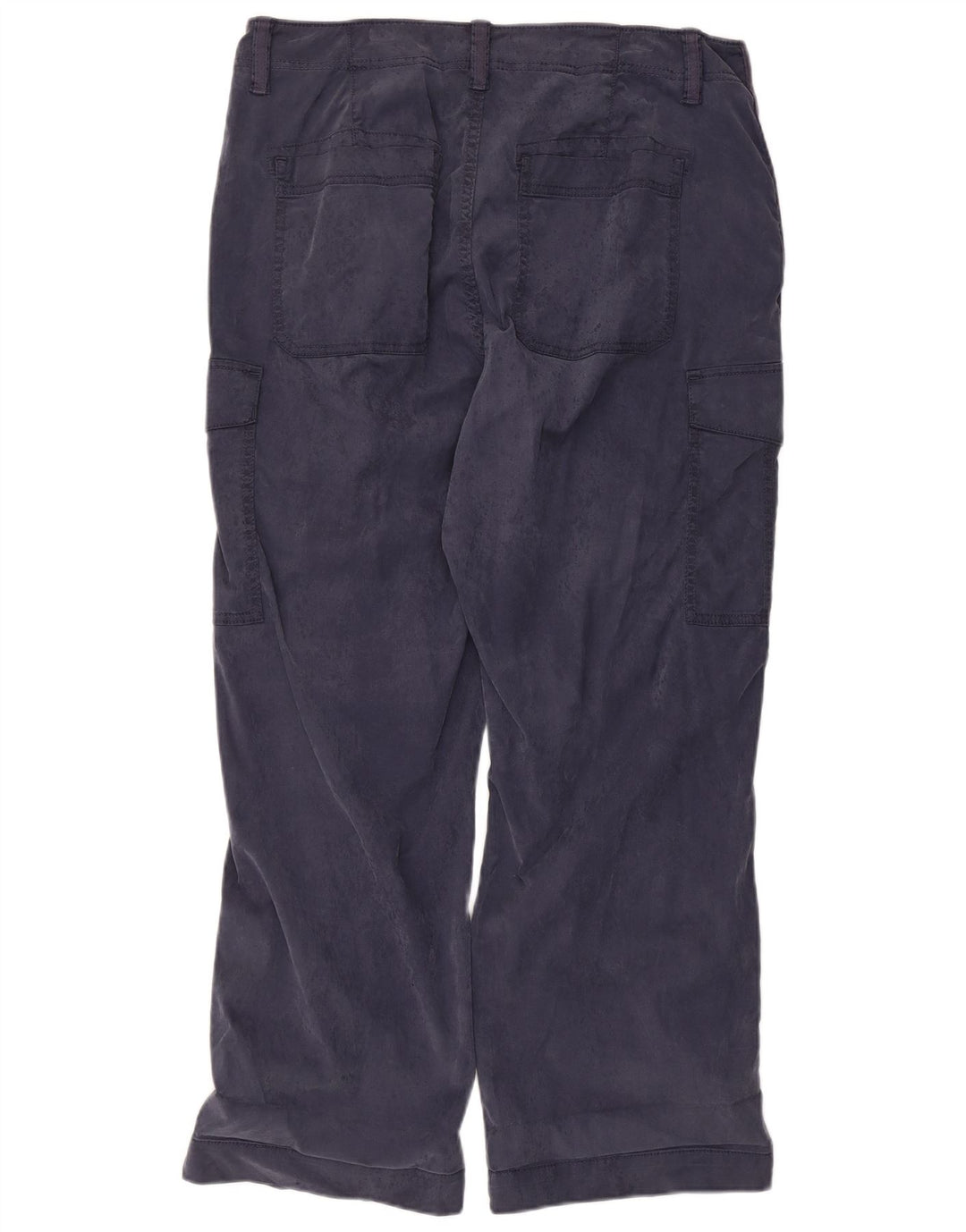 Calça cargo feminina Marks & Spencer US 16 grande W34 L27 azul marinho