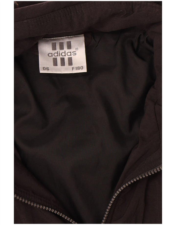 Jaqueta corta-vento masculina Adidas Graphic UK 40/42 médio preto colorblock