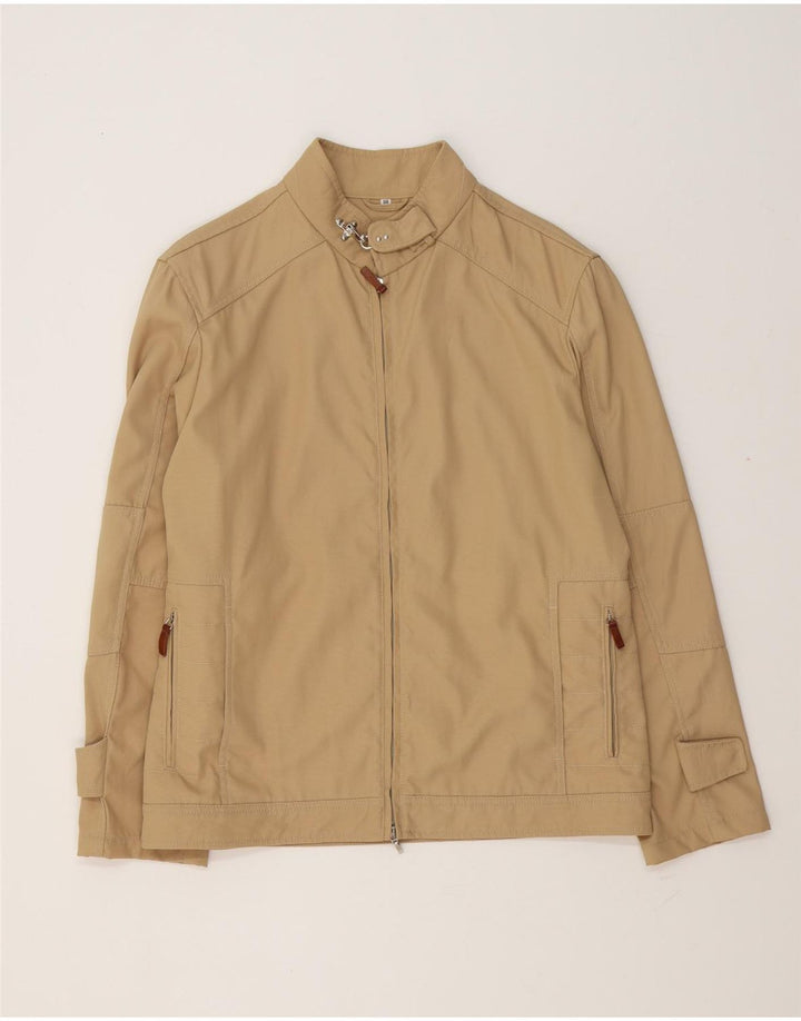 Jaqueta bomber masculina Mabrun UK 40 grande bege