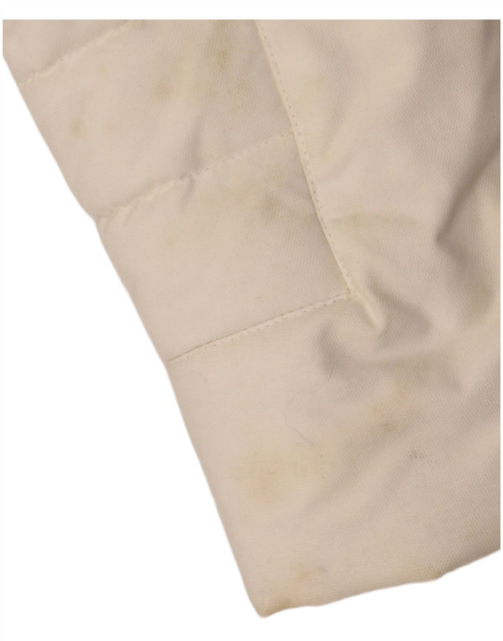 Jaqueta feminina acolchoada com capuz Helly Hansen Reino Unido 12 nylon branco médio