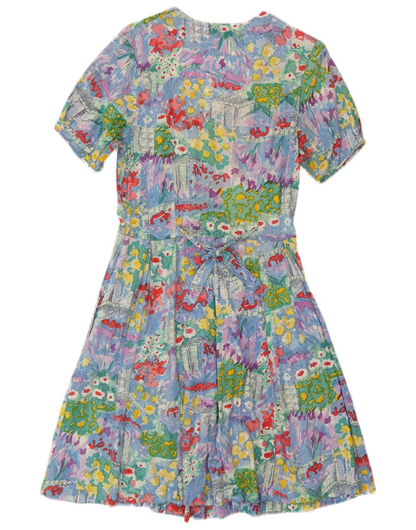 Vestido camisa feminino CAPRICCI BY MARCEL UK 10 pequeno multicolorido