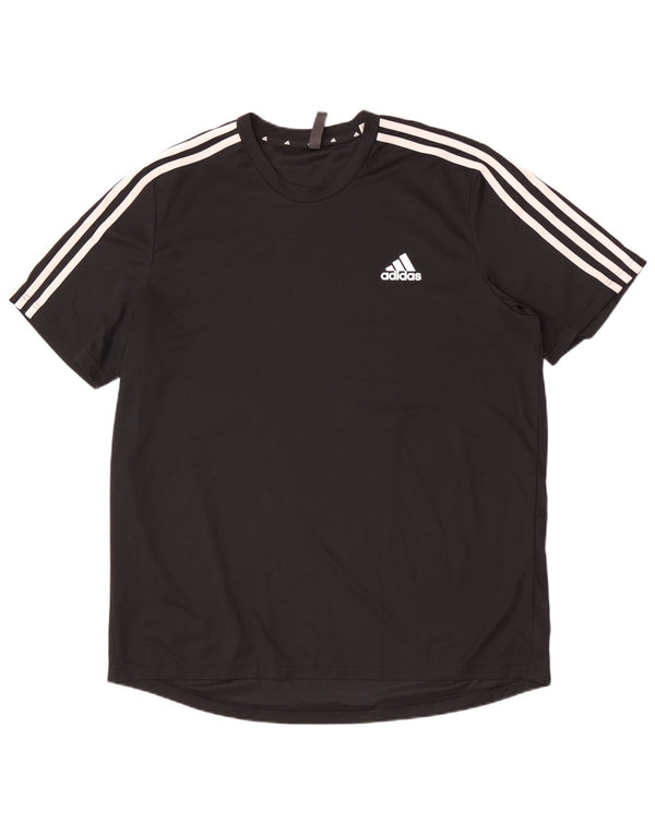 Adidas Mens Aeroready Camiseta Top XL Preto Poliéster