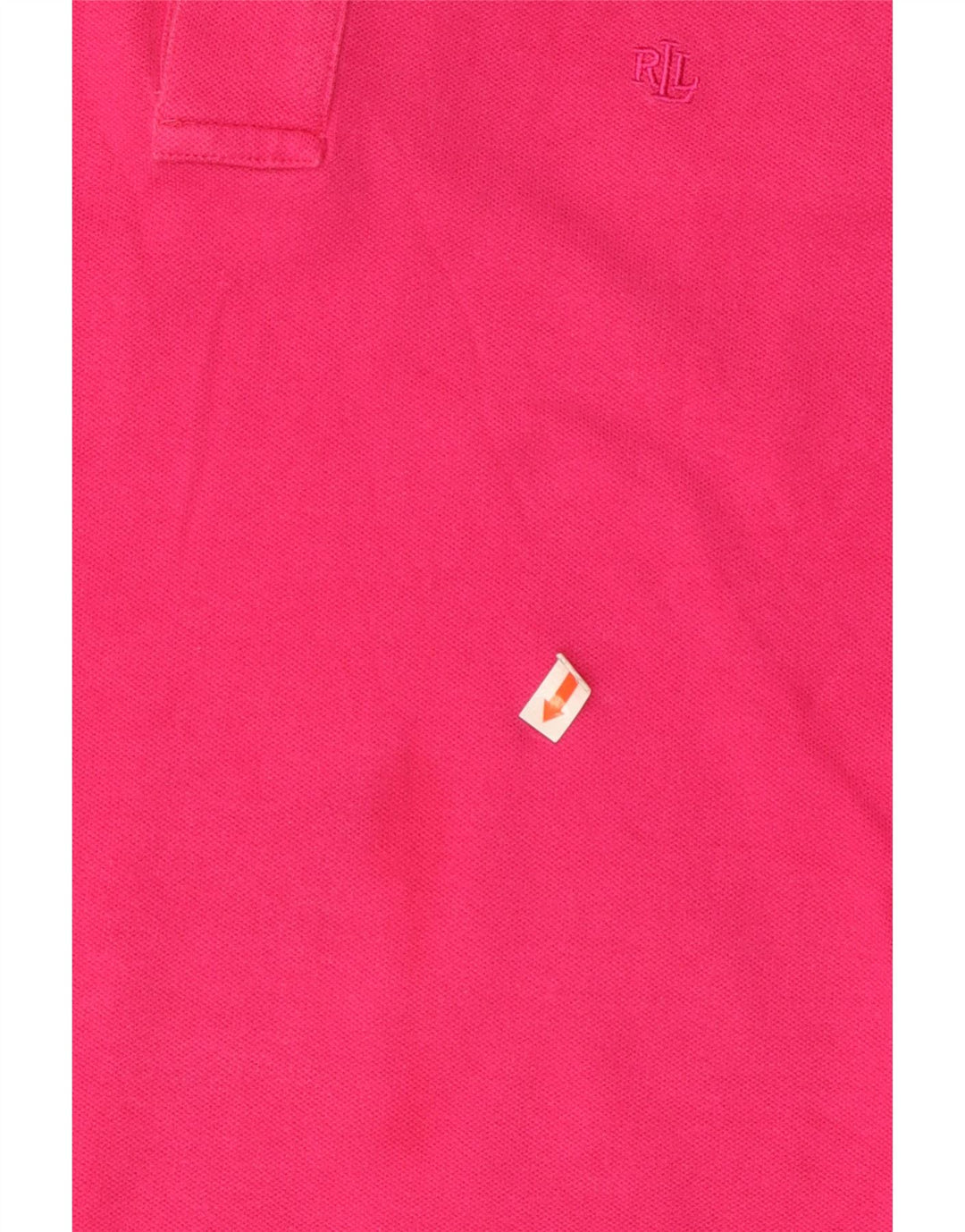 Polo feminino RALPH LAUREN Reino Unido 18 XL algodão rosa