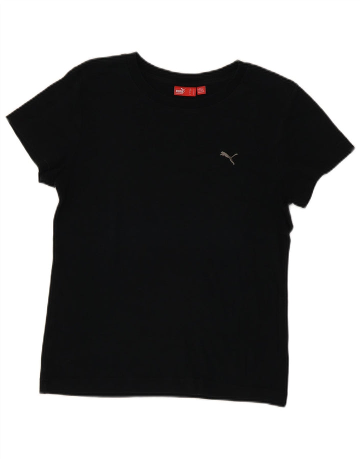 Camiseta feminina Puma UK 14 médio algodão preto