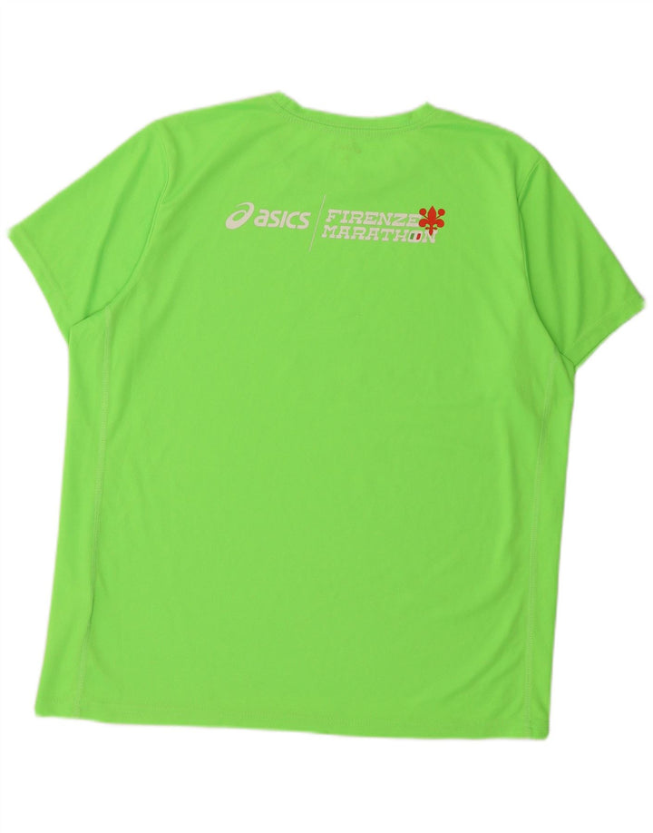 Camiseta Asics Masculina Graphic Top XL Verde Poliéster