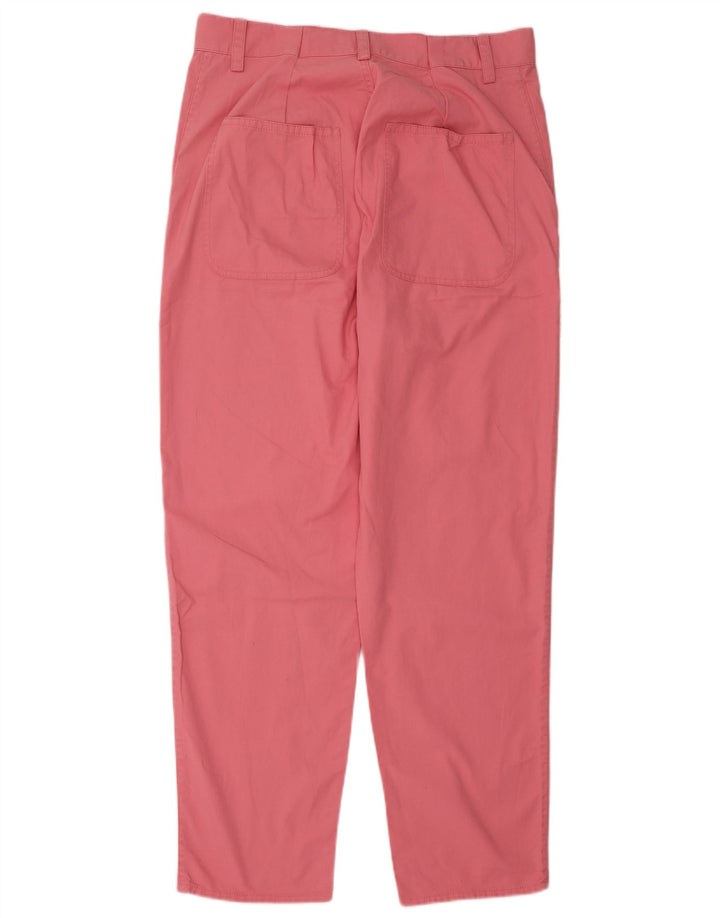 Calça chino feminina COS cintura alta reta UE 40 médio W30 L27 rosa