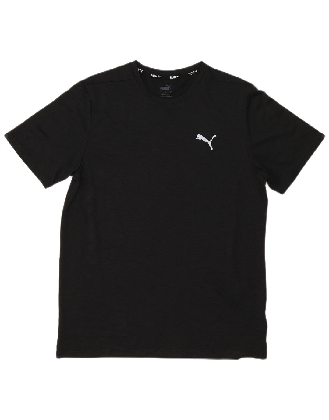 Puma Camiseta Masculina Top Médio Poliéster Preto