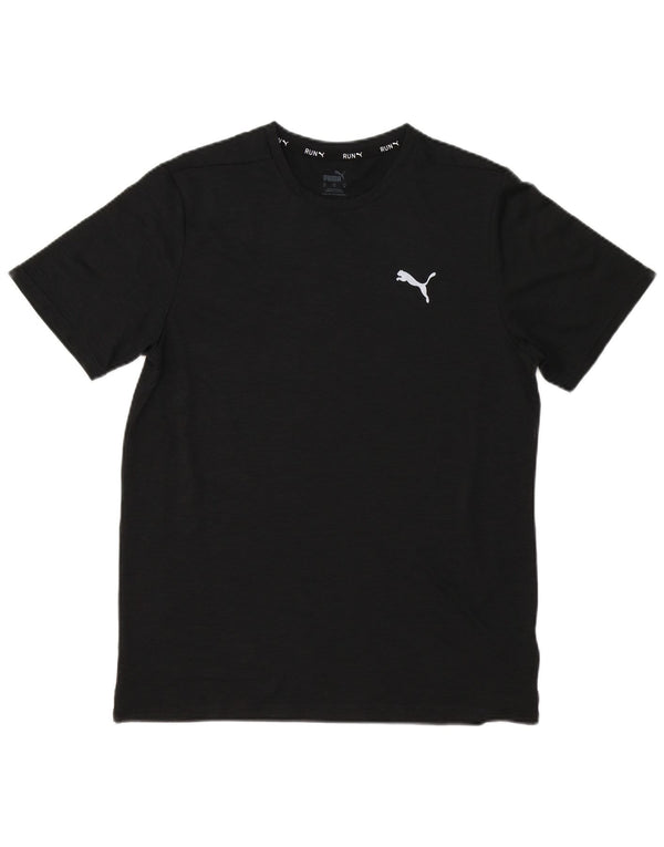 Puma Camiseta Masculina Top Médio Poliéster Preto