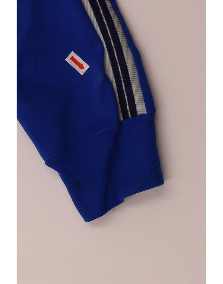SERGIO TACCHINI Jaqueta masculina de agasalho vintage IT 46 pequena azul anos 80