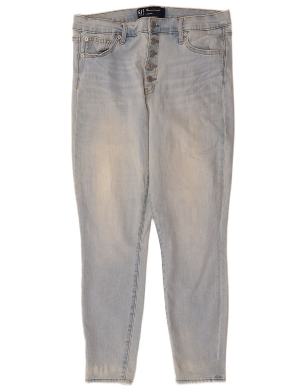 Legging feminina Gap Standard Fit Regular Straight Jeans W32 L25 Azul Algodão