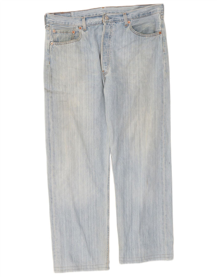 Calça jeans feminina Levi's 501 Straight W38 L29 azul