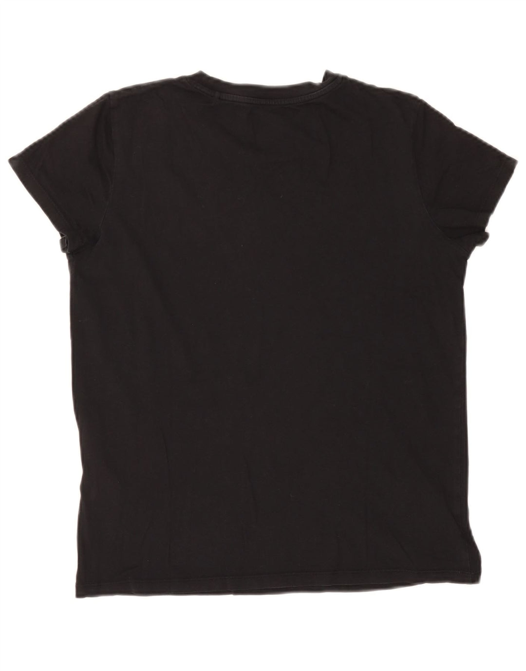 Camiseta feminina gráfica Levi's Top UK 14 médio algodão preto