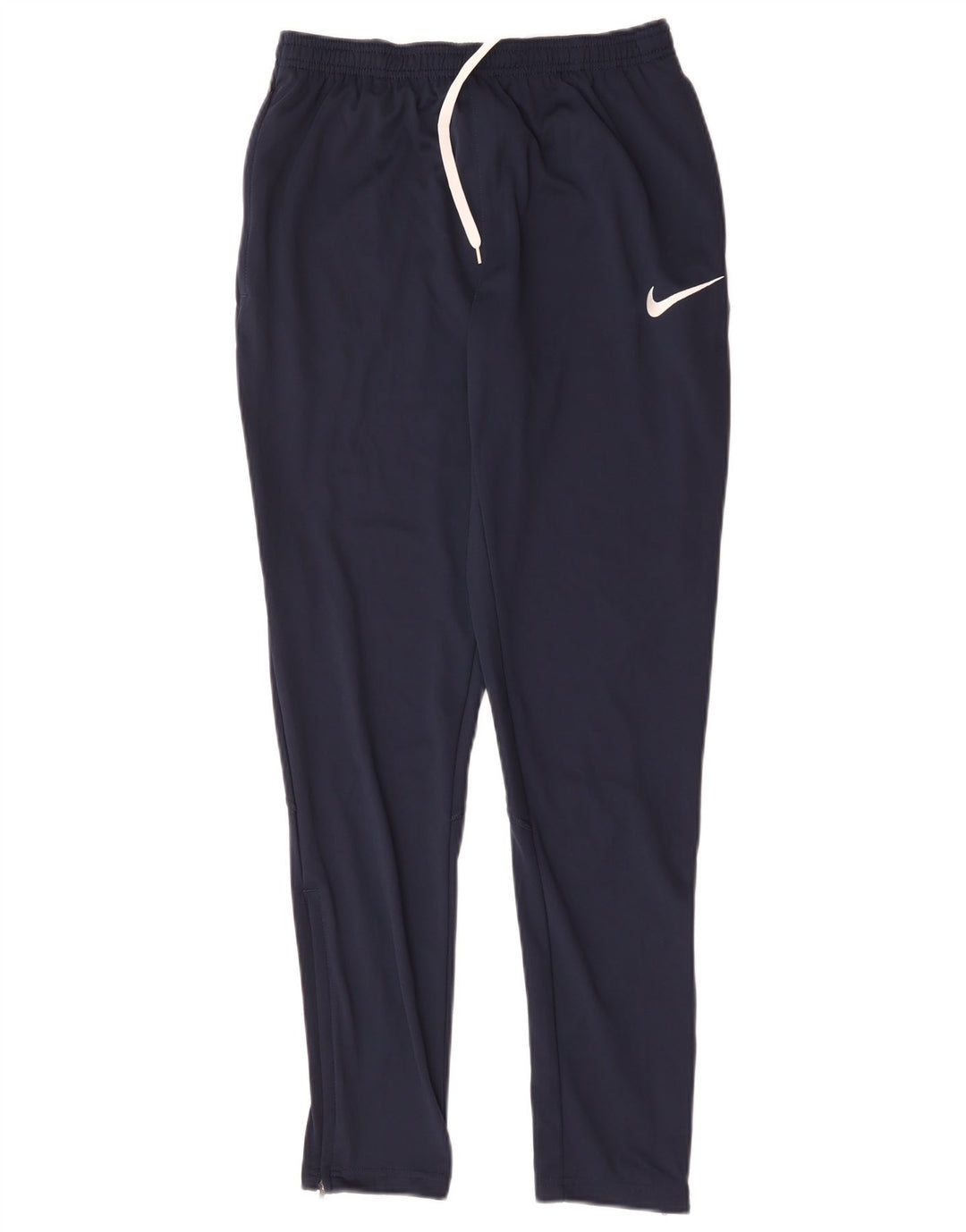 Calça de treino masculina Nike Dri Fit pequena azul marinho poliéster