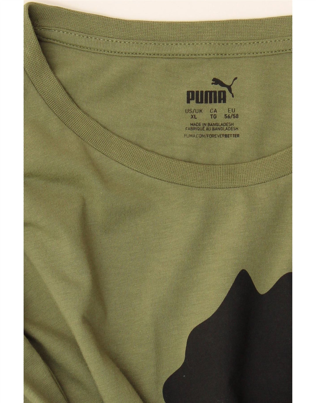 Puma Camiseta Masculina Graphic Top XL Caqui