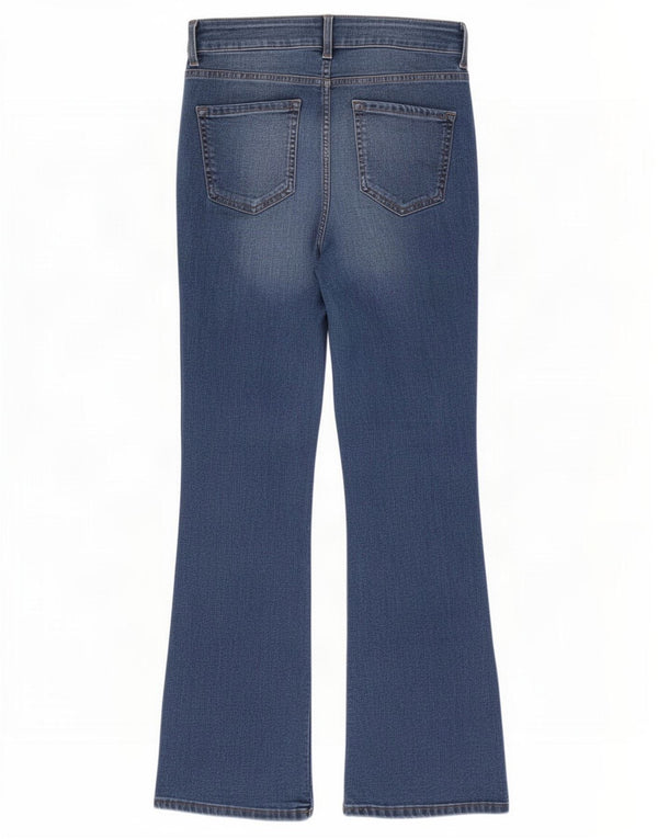 Marks & Spencer Womens The Eva Bootcut Jeans UK 12 Medium W28 L30 Blue