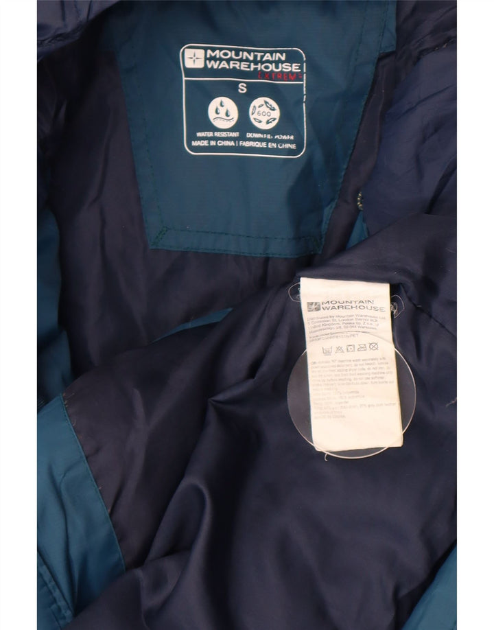 Jaqueta masculina acolchoada com capuz Mountain Warehouse UK 36 Small Blue Colourblock