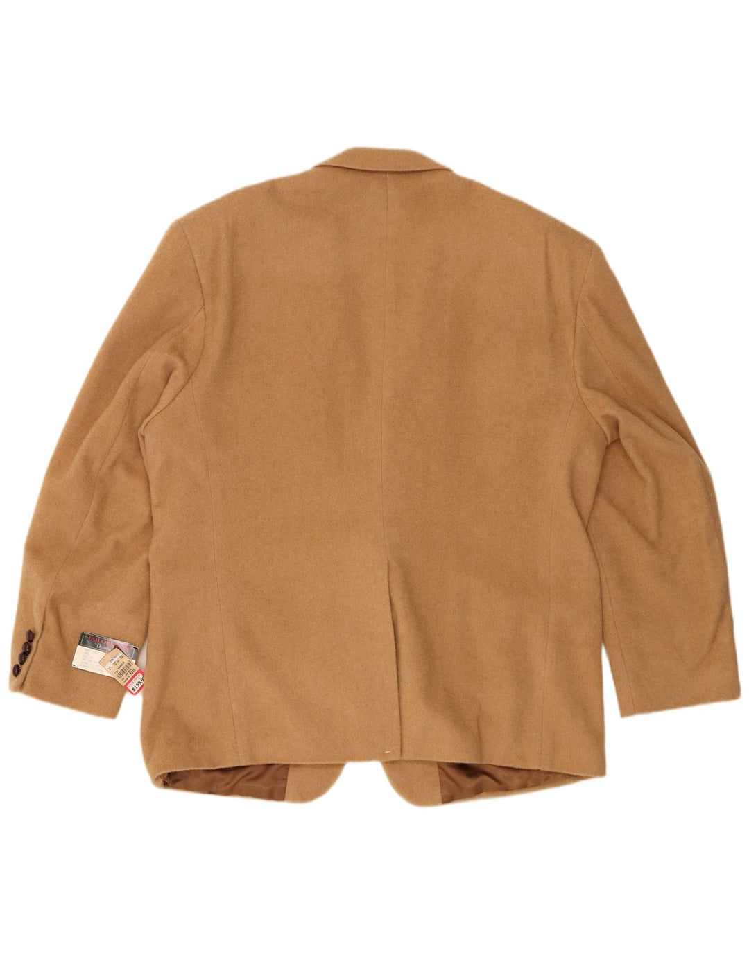 Jaqueta Blazer Masculina Deansgate com 2 Botões Reino Unido 46 3XL Bege Camelhair