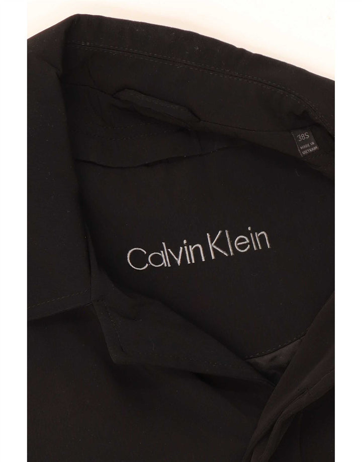 Sobretudo masculino Calvin Klein UK 38 poliéster preto médio