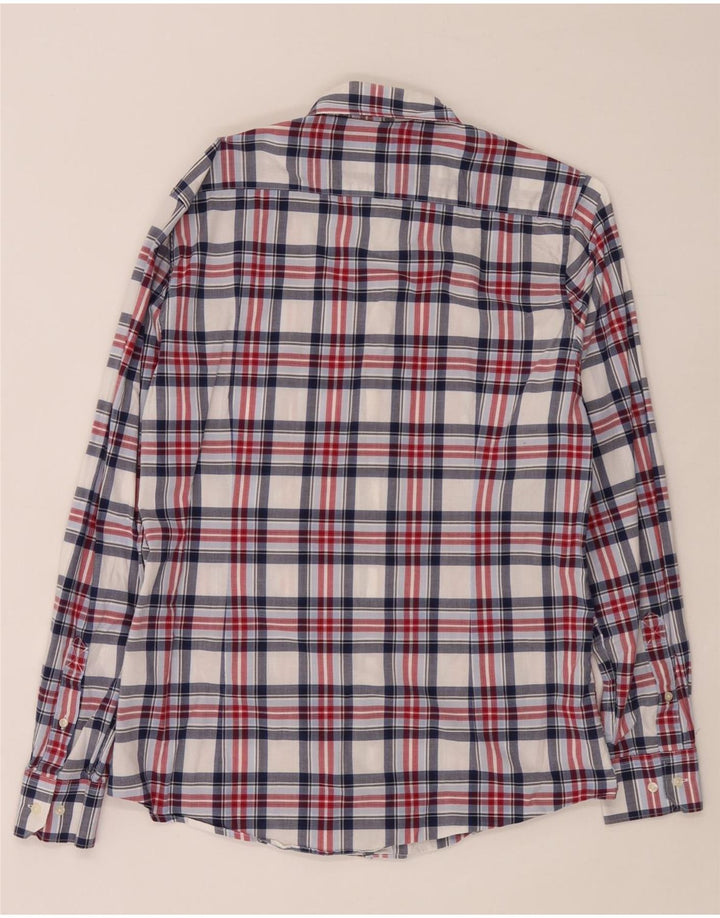 Camisa masculina Barbour Tailored Fit média de algodão xadrez multicolorido