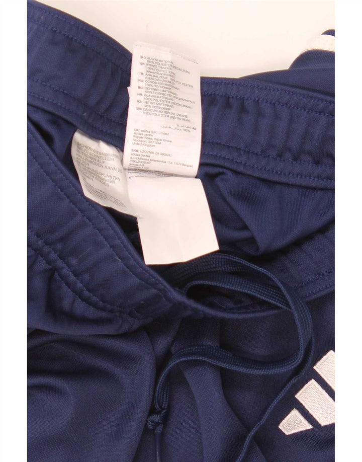 Calça de treino masculina Adidas Aeroready poliéster azul marinho médio
