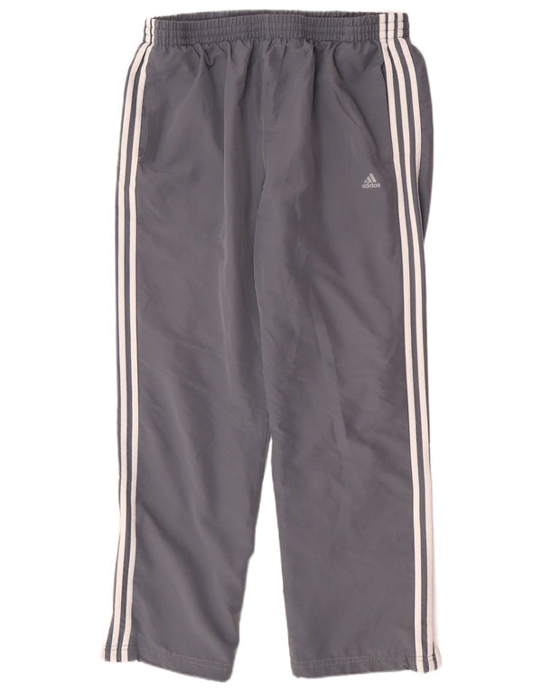 Calça de treino Adidas Mens Clima 365 2XL cinza poliéster