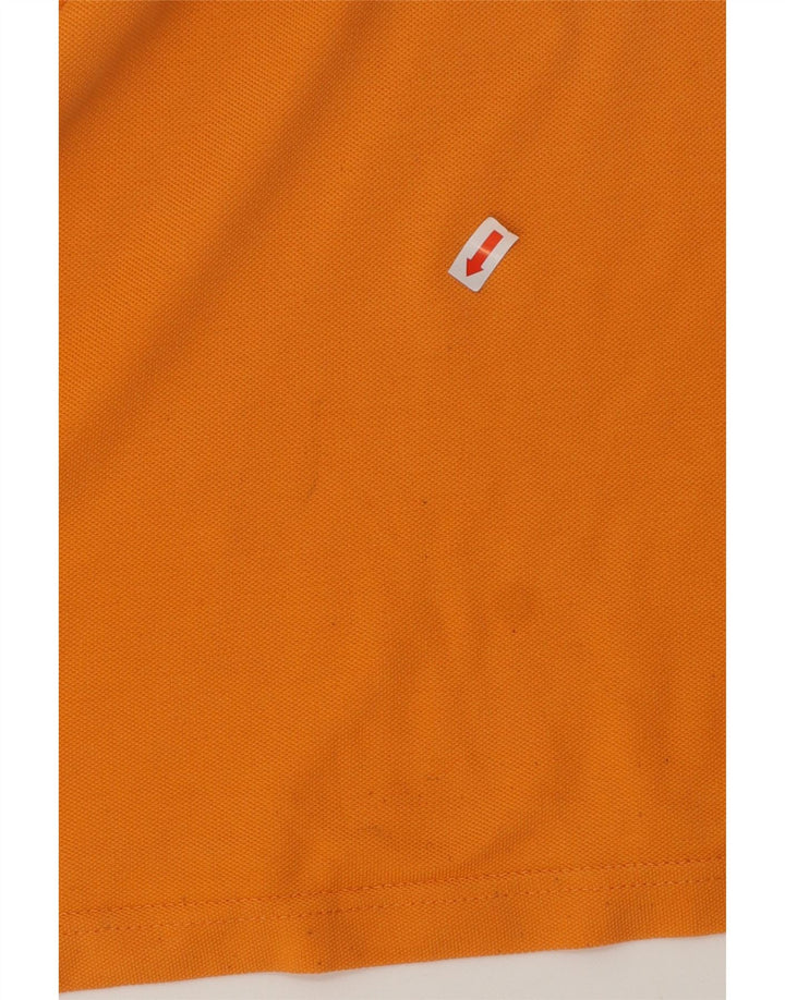 Camisa polo masculina DIADORA grande algodão laranja